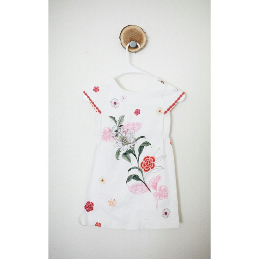 Zara girls floral dress
